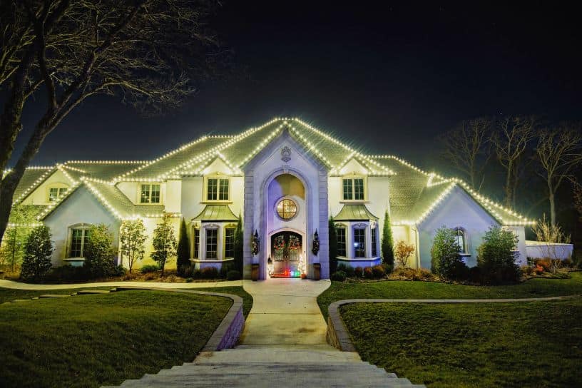 Professional Christmas Lights Installation OKC - Home & Commercial